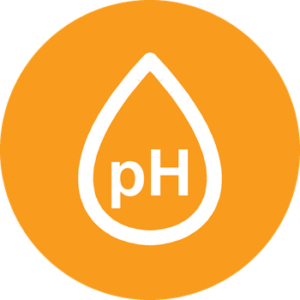 Icona microbiota della pelle: ph