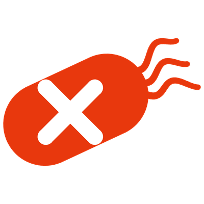 Icona microbiota in disbiosi
